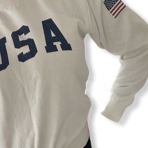 Brandy Melville John Galt USA Sweatshirt Flag